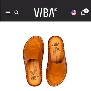 VIBAe ROMA Leather Cognac Brown